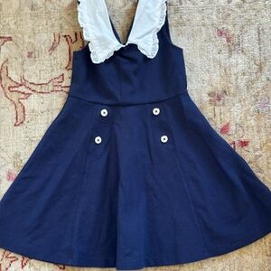 Nautical inspired girls dress